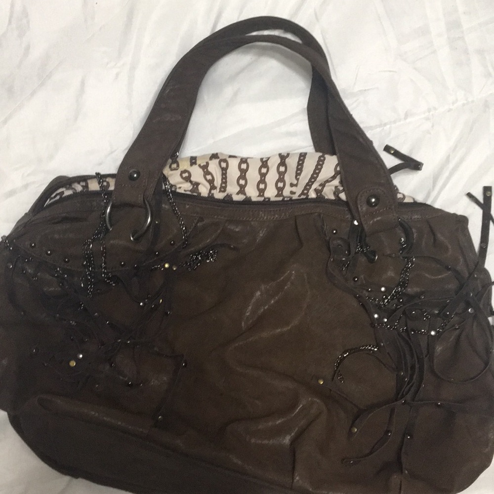 Brown handbag